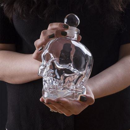 Obrazek z Kryształowa karafka w kształcie czaszki 700 ml