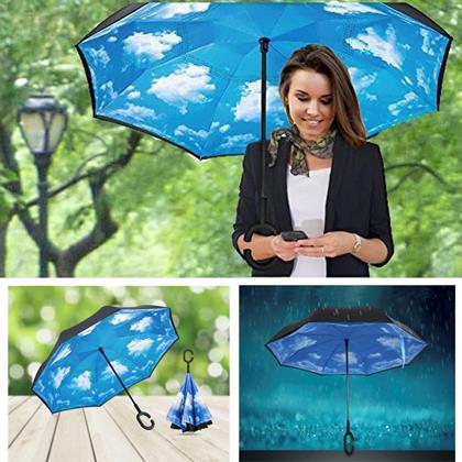 Obrazek z Odwrócony parasol - niebo