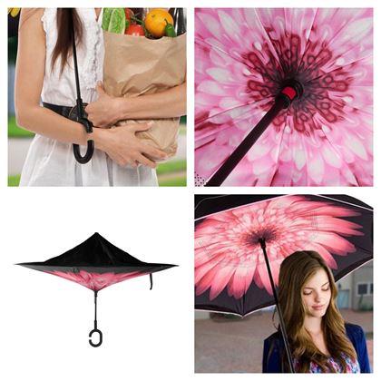 Obrazek z Odwrócony parasol - kwiat