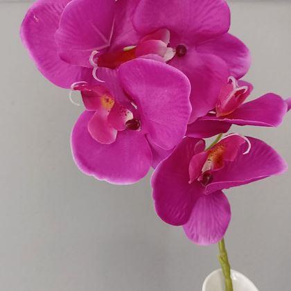 Obrazek z Sztuczne kwiaty orchidea - fioletowa