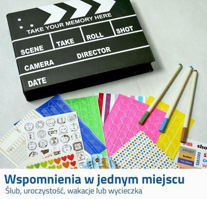 Obrazek z Album na zdjęcia z migawką filmową + kreatywny zestaw naklejek