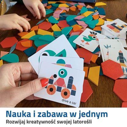 Obraz Drewniane puzzle - geometryczne kształty 180 szt