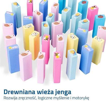 Obrazek z Dziecięca zabawka- drewniania wieża