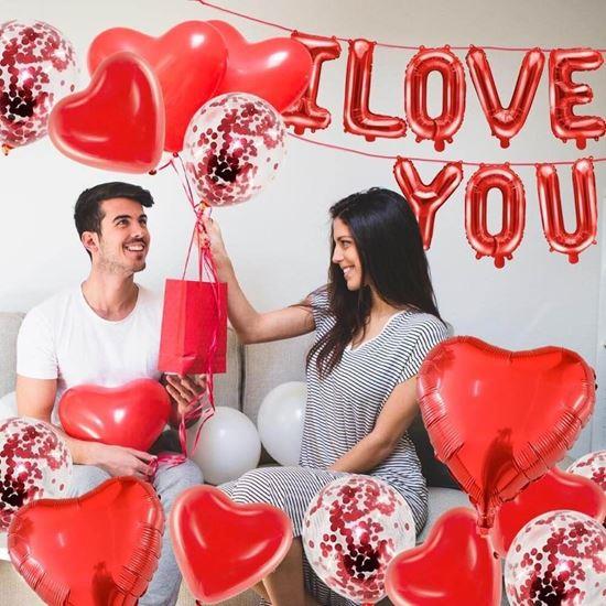 Obrazek z Zestaw balonów dla zakochanych