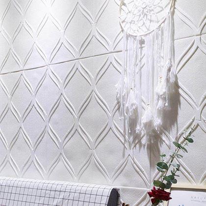 Obrazek z Tapeta 3D - biały ornament