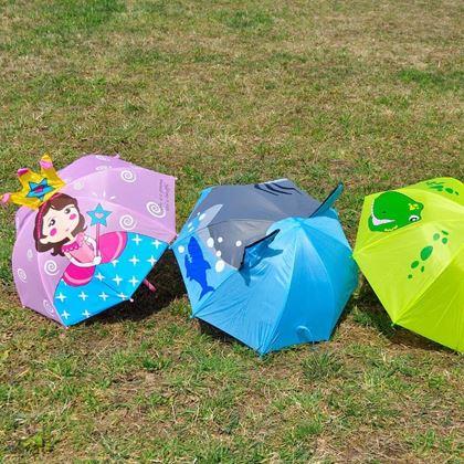 Obrazek z 3D parasol dla dzieci - rekin