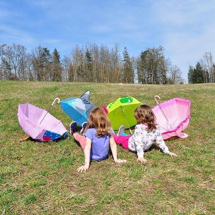 Obrazek z 3D parasol dla dzieci - księżniczka