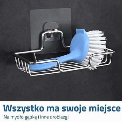 Obrazek z Uchwyt na mydło ze stali nierdzewnej