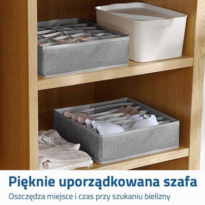 Obrazek z Organizator na bieliznę - 7 przegródek