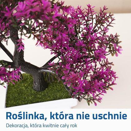 Obrazek z Sztuczna bonsai - fioletowa