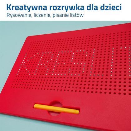 Obrazek z Tablica magnetyczna duża - czerwona