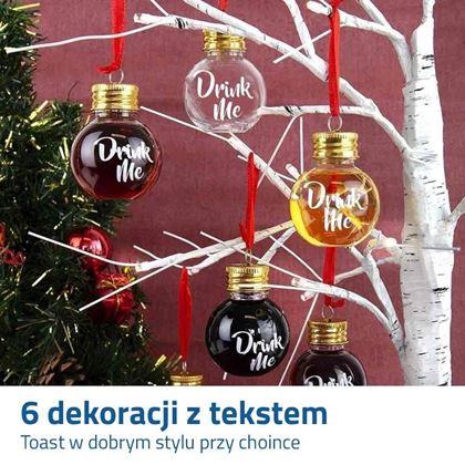 Obrazek z Ozdoby choinkowe 6szt. - DRINK ME