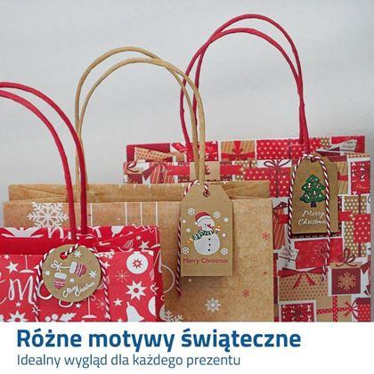 Obrazek z Zawieszki na prezenty bożonarodzeniowe - 50 szt.