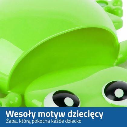 Obrazek z Uchwyt na pastę i szczoteczkę do zębów - żaba