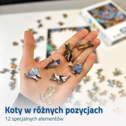 Obrazek z Drewniane puzzle z kotami – kot rudy