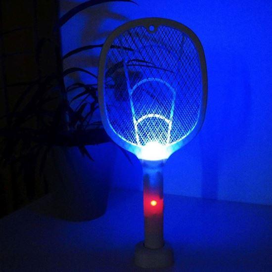 Obrazek z Elektryczna łapka na muchy ze światłem UV i ładowaniem przez USB