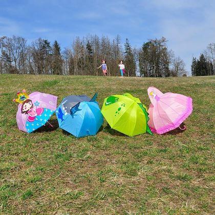 Obrazek z 3D parasol dla dzieci - księżniczka