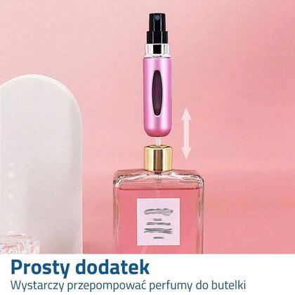 Obrazek z Wymienny atomizer do perfum - różowy