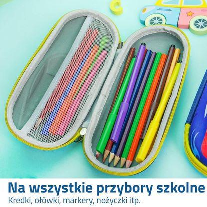 Obraz Piórnik z wzorem 3D - samochód wyścigowy