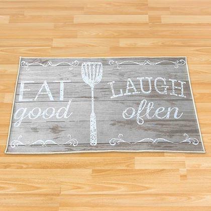 Obrazek z Uniwersalna mata 90x60 cm - Eat Good, Laugh Often