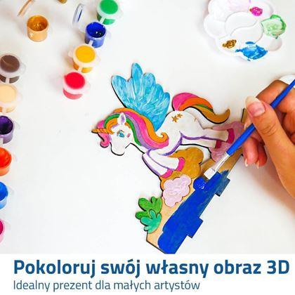 Obrazek z Zestaw do produkcji obrazów 3D - jednorożec