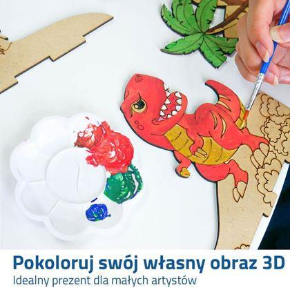 Obrazek z Zestaw do produkcji obrazów 3D- dinozaury