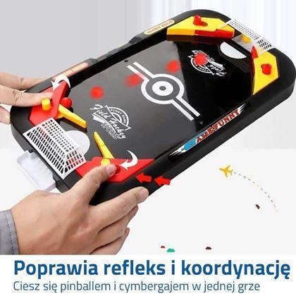 Obrazek z Gra dla dwojga 2 na 1 - pinball i cymbergaj