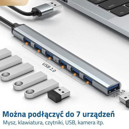 Obraz Adapter wieloportowy USB 7 w 1