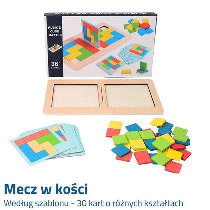 Obrazek z Drewniana gra tangram dla dwóch osób