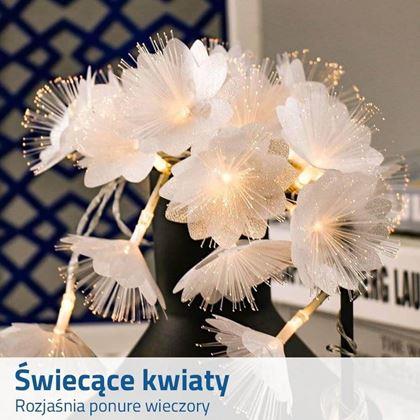 Obrazek z Łańcuch świetlny LED – kwiaty