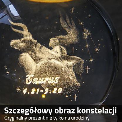 Obraz Świecąca kula LED znak zodiaku