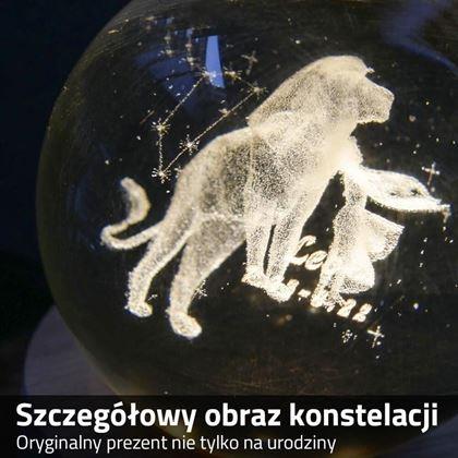 Obrazek z Świecąca kula LED znak zodiaku - Lew