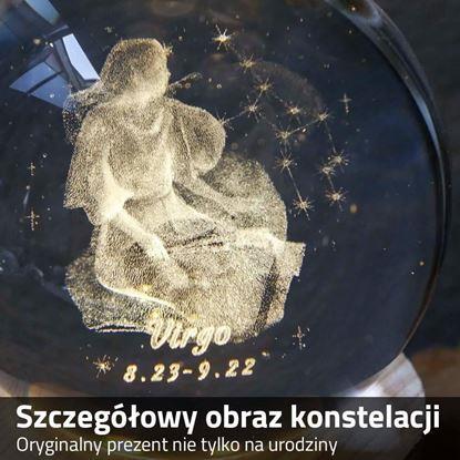 Obraz Świecąca kula LED znak zodiaku