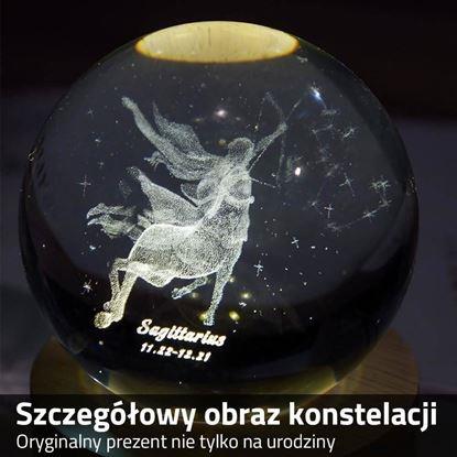 Obraz Świecąca kula LED znak zodiaku