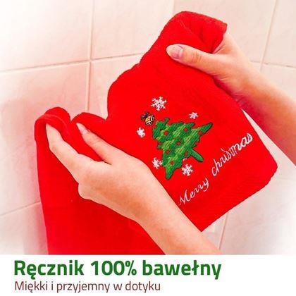 Obrazek z Ręcznik świąteczny 100% bawełna - choinka