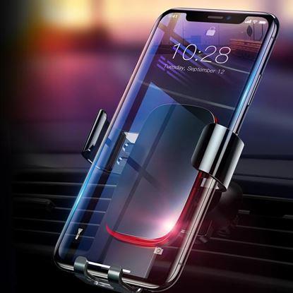Obraz Uchwyt samochodowy na telefon komórkowy do kratki wentylacyjnej